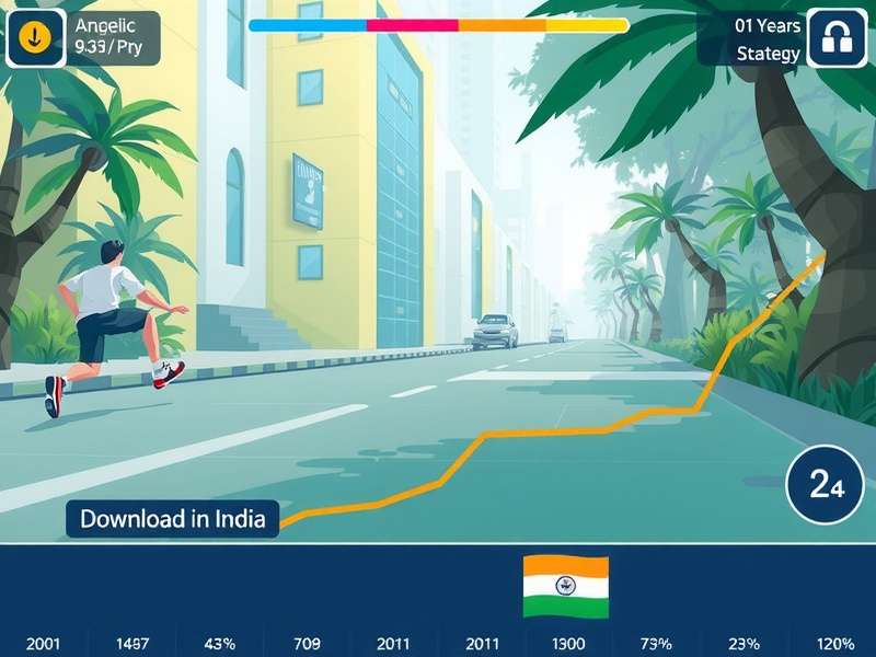 Angelic Sprint Pro gameplay screenshot showing character running through vibrant environment